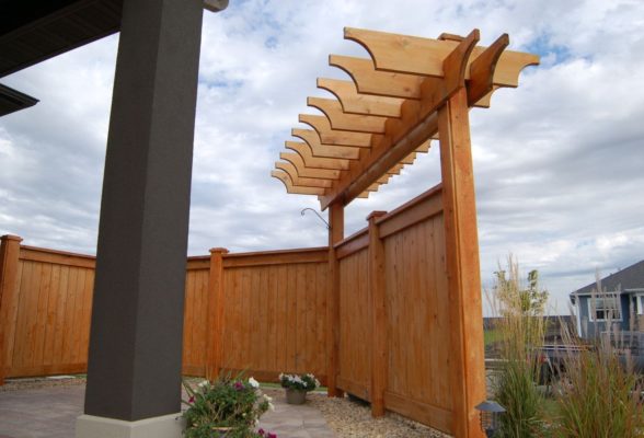 Fence With Canopy