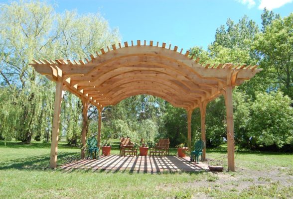 Large Outdoor Pergola