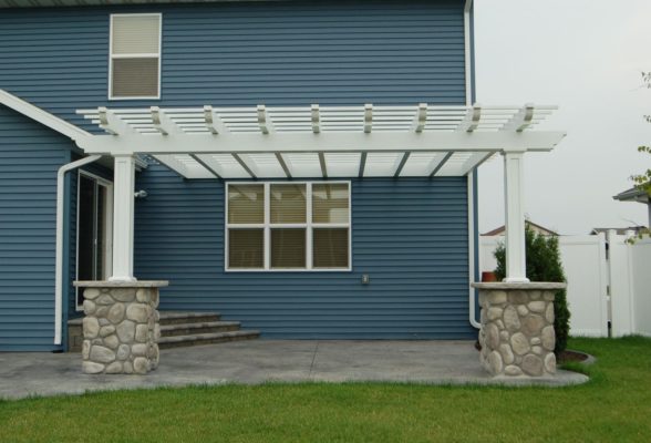 Pergola Next To House