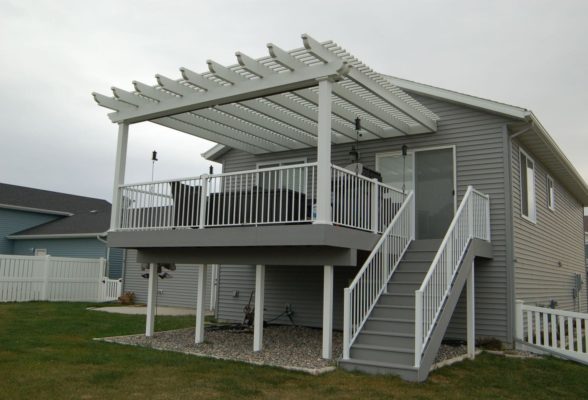 Deck With Pergola Attached